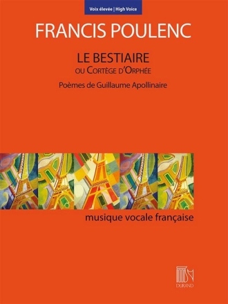 DF01668400 Le bestiaire ou Cortge d'Orphee fr hohe Stimme und Klavier