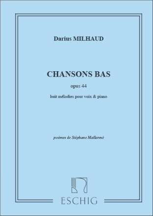 Chansons Bas op.44 pour voix et piano