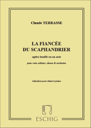 Claude Terrasse, La Fiancee Du Scaphandrier. Vocal and Piano Partitur