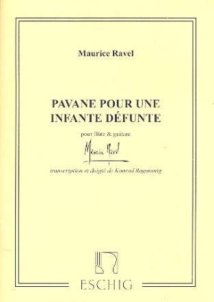 Pavane pour une infante defunte pour flte et guitare