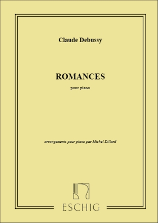 Claude Debussy, Romances Pour Piano Klavier Partitur