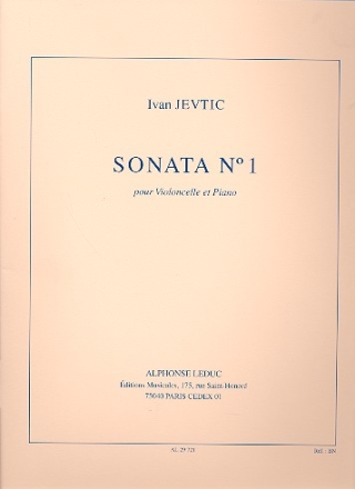 Sonata no.1 pour violoncelle et piano