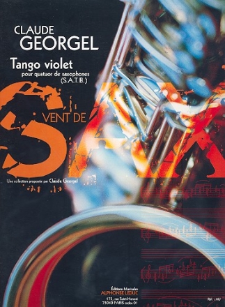 Tango violet pour 4 saxophones (SATB) partition et partie