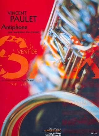 Antiphone pour saxophone alto et piano