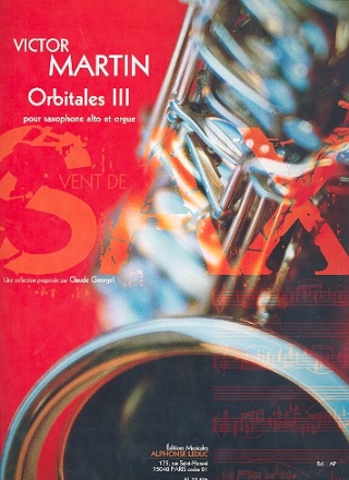 Orbitales vol.3 pour saxophone alto et piano