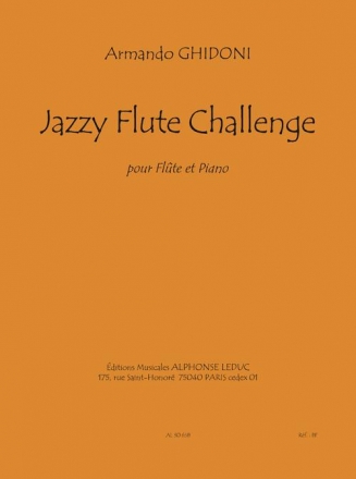 Jazzy Flute Challenge pour flute et piano