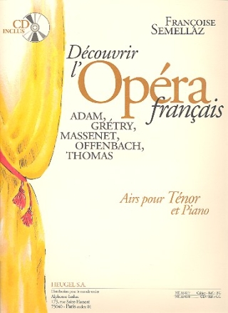 Dcouvrir l'opra francais (+CD ) airs pour tnor et piano