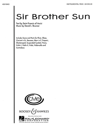 Brunner, David L.: Sir Brother Sun fr Kinderchor (SA) und Klavier, Ensemble ad libitum Partitur und Stimmen