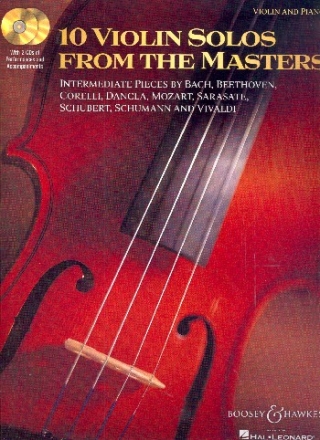 10 Violin Solos from the Masters (+2 CD's) for violin and piano