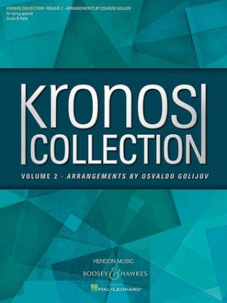 Kronos Collection Band 2 fr Streichquartett Partitur und Stimmen