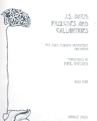 Preludes and Gallantries fr Kontrabass und Klavier Einzelstimme