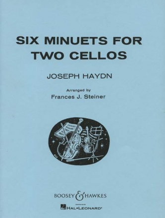 6 Minuets for 2 violoncellis score