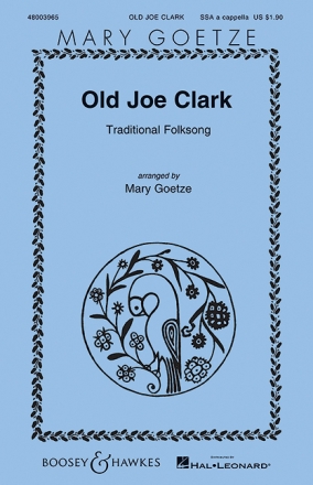 Old Joe Clark fr Kinderchor oder Frauenchor (SSA) a cappella Chorpartitur