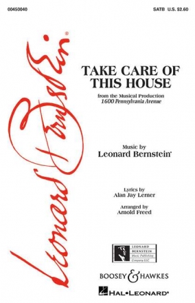 Take Care of this House fr gemischter Chor (SATB) a cappella Chorpartitur