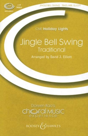 Elliott, David J.: Jingle Bell Swing fr Kinder- oder Frauenchor (SS) und Klavier (Kontrabass und Schlagzeu Chorpartitur