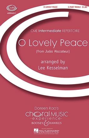 O Lovely Peace fr Kinder- oder Frauenchor (SA) Chorpartitur