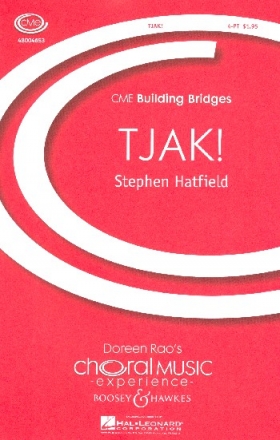 Tjak for children's chorus (any other group) a cappella score