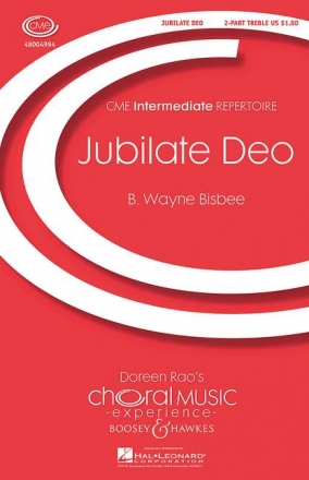 Bisbee, Wayne: Jubilate Deo fr Kinderchor (SS) Chorpartitur