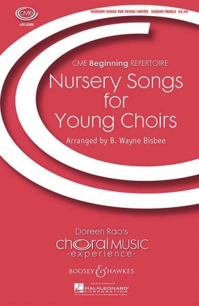 Bisbee, Wayne: Nursery Songs for Young Choirs fr Chor unisono, Klavier und Schlagzeug Chorpartitur