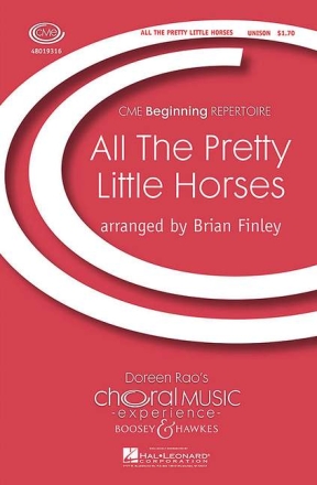 All the Pretty Little Horses fr Unison Chor und Klavier