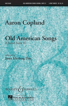 Old American Songs II fr gemischter Chor (SAB) und Klavier Chorpartitur