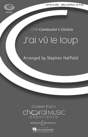 J'ai v le loup fr Gemischter Chor (SATB) Chorpartitur