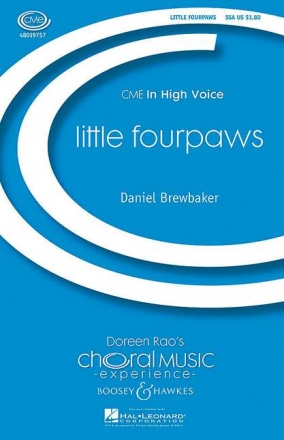 Brewbaker, Daniel: Little Fourpaws fr Kinderchor (SSA oder unison) und Klavier