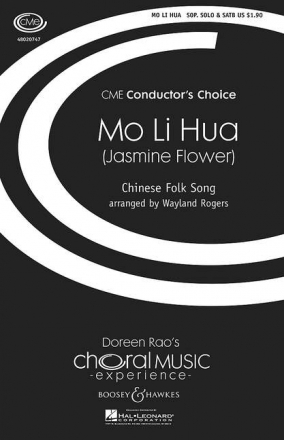 Mo Li Hua (Jasmine Flower) fr solo Sopran, gemischter Chor (SATB) und Klavier (Flte und Streich