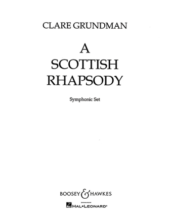 A Scottish Rhapsody QMB 415 fr Blasorchester Partitur und Stimmen