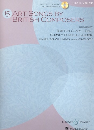 15 Art Songs by British Composers (+CD) for high voice and piano