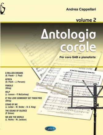 Antologia corale vol.2 per coro a tre voci (SAB) e pianoforte Buch