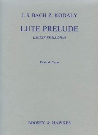 Lute Prelude for violin and piano