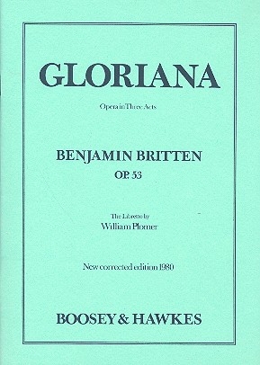 Gloriana op. 53  Textbuch/Libretto