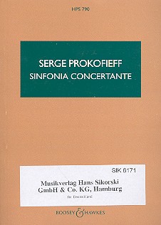 Sinfonia Concertante op. 125  fr Violoncello und Orchester Studienpartitur