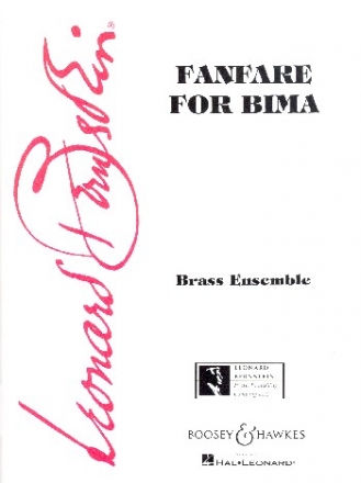 Fanfare for Bima fr Trompete, Horn, Posaune und Tuba (Bass-Posaune) Partitur und Stimmen