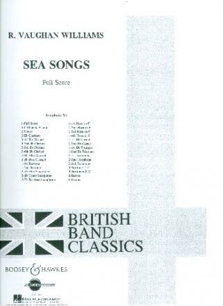 Sea Songs fr Blasorchester Partitur