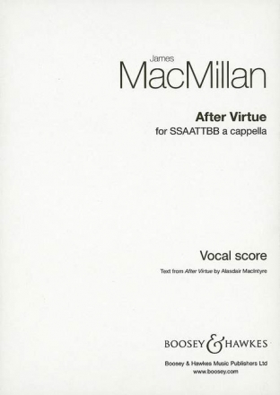 After Virtue fr gemischter Chor (SSAATTBB) a cappella Chorpartitur