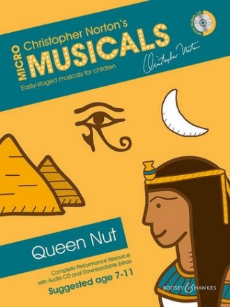 Queen Nut  (+ CD) fr Soli, Chor und Instrumente (Klavier)