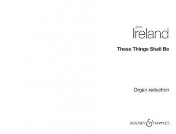 M-060-13220-9 These Things shall be fr Bariton (Tenor) gem Chor und.... Orgelauszug