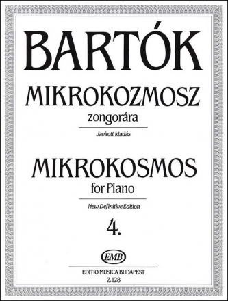 Bla Bartk Mikrokosmos for piano 4 Piano