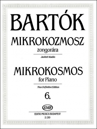 Mikrokosmos Band 6 for piano