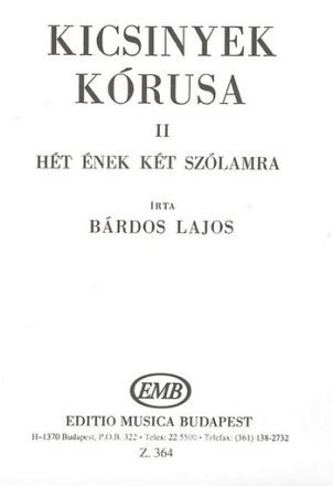 Brdos Lajos Kicsinyek krusa  Children's Choir