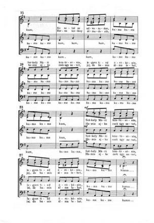 Trfs hzasit on folk texts - for mixed chorus a cappella score (ung)