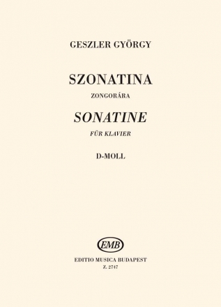 Geszler Gyrgy Sonatina in d minor  Piano