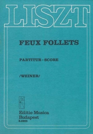 Liszt Ferenc Feux follets (Will-o'-the-wisp) (Etudes d'execution transcendante, Nr. 5) Symphonic Works