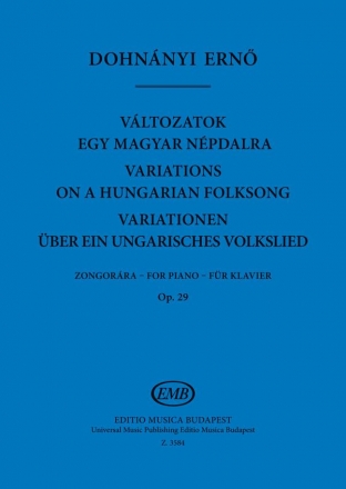 Variations on a Hungarian Folksong for piano