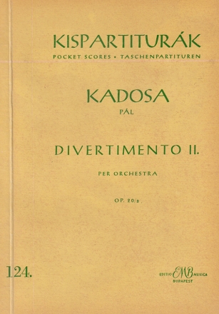 Kadosa Pl Divertimento No. 2  Symphonic Works