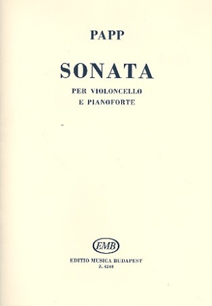 Sonata for cello and piano