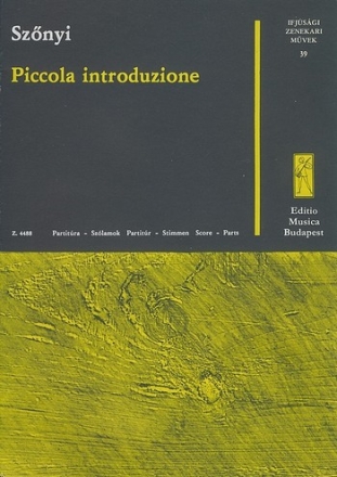 Sznyi Erzsbet Piccola introduzione  String Orchestra 4 vl1, 3 vl2, 2 vlc