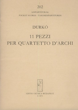 Durk Zsolt 11 pezzi for string quartet String Quartet